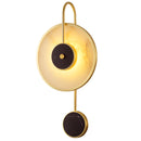 Настінний світильник D-25 cm H-6 cm Led 6W Gold+Black Luxury Rings 251017-100006246