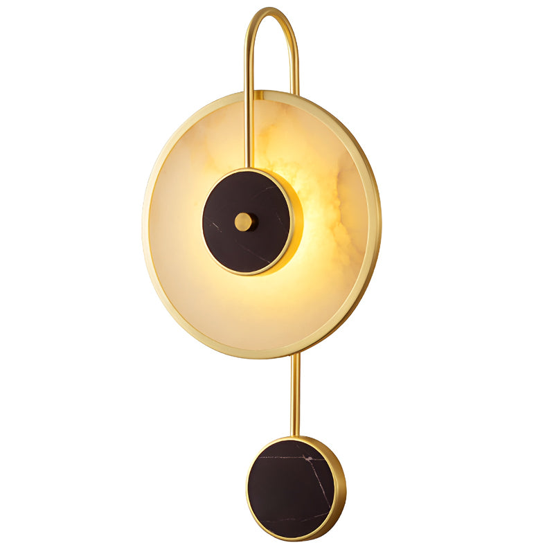 Настінний світильник D-25 cm H-6 cm Led 6W Gold+Black Luxury Rings 251017-100006246