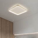 Ультратонка стельова біла квадратна люстра з пультом керування L-40 cm Led 70W White Square 250864-100005733