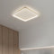 Ультратонка стельова біла квадратна люстра з пультом керування L-40 cm Led 70W White Square 250864-100005733