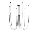 Люстра підвісна Kafie Led amp 90W 4000K Black 250518-100005023