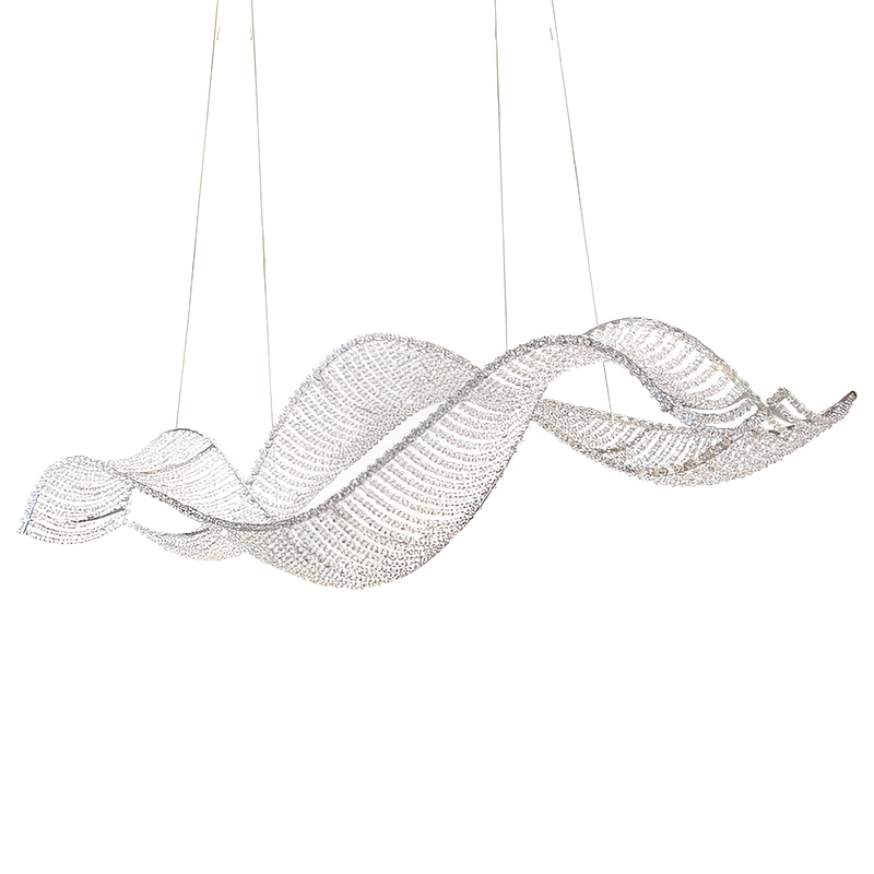 Люстра підвісна Shine Wave L-150cm 65W Chrome 250617-100005086