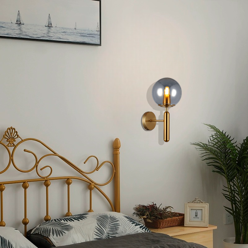 Світильник настінний Faro Bollo Gold+Grey D-15 см E27 240931-100003701