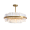 Люстра Crystal D-80cm H-63cm G9x19 Gold 250617-100005092