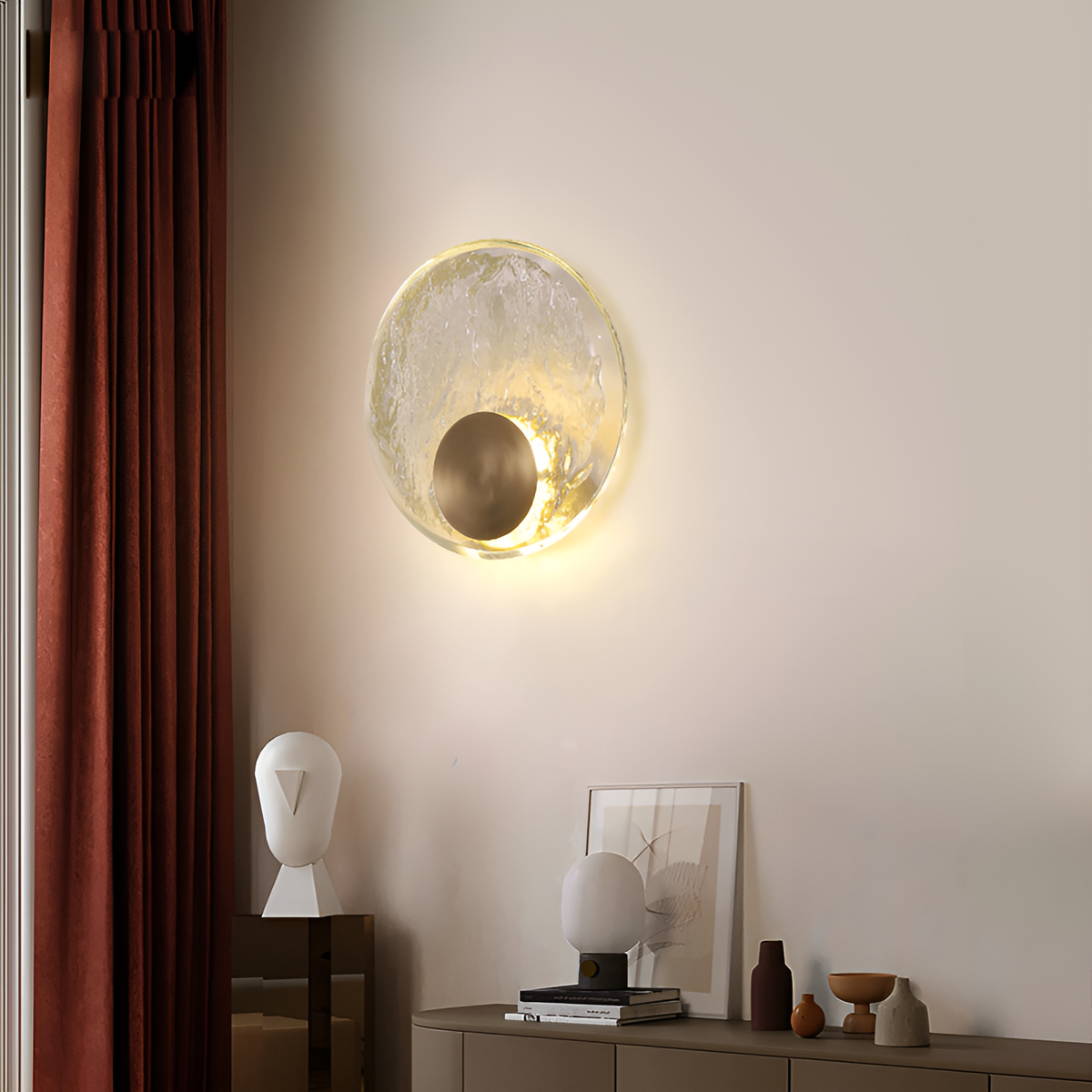 Настінний світильник Circle Shine Plates D-25cm 7W Gold 250617-100005115