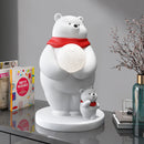 Настільний світильник білий H-33 cm G9 White Northern Bears 251231-100006962