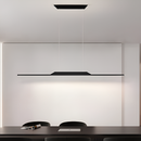 Люстра чорна підвісна L-120 cm Led 25W 4000K Black Straight line 250780-100005533