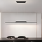 Люстра чорна підвісна L-120 cm Led 25W 4000K Black Straight line 250780-100005533