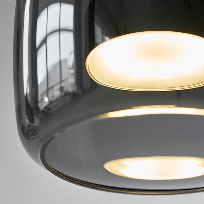 Підвісний світильник димчастий D-23 cm Led 9W 3000K-6000K Black+Grey Jube 251231-100006776
