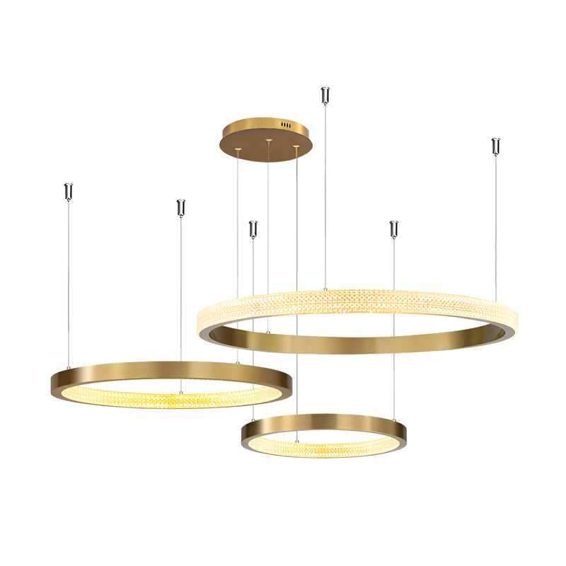 Люстра Rings Gold 156W 3000К-6000К 250488-100004354