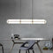 Підвісна люстра чорна з 3-х розмірах L-128/150/210 cm Led White+Black Tube long 250958-100005923
