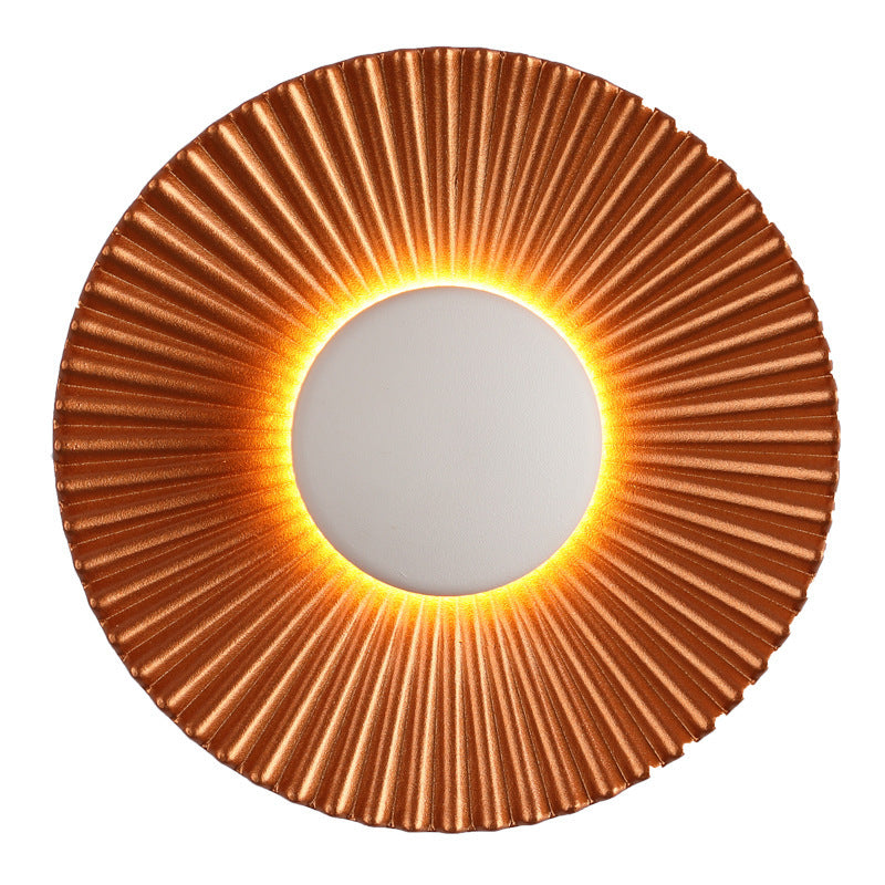 Настінний світильник терракотовий D-16 cm Led 12W 3400K Terracotta Sunrise Gofre 251053-100006358