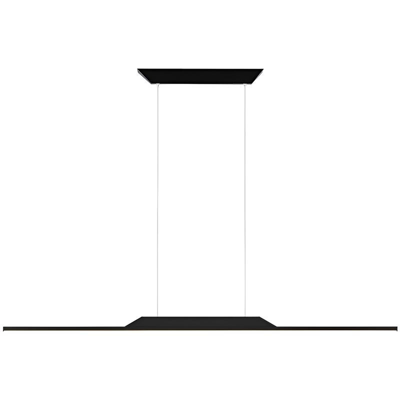 Люстра чорна підвісна L-120 cm Led 25W 4000K Black Straight line 250780-100005533