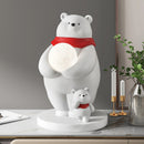 Настільний світильник білий H-33 cm G9 White Northern Bears 251231-100006962
