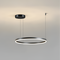 Люстра з пультом Kukho Circle D-60 cm 37W / D-80 cm 62W Black 250419-100004373