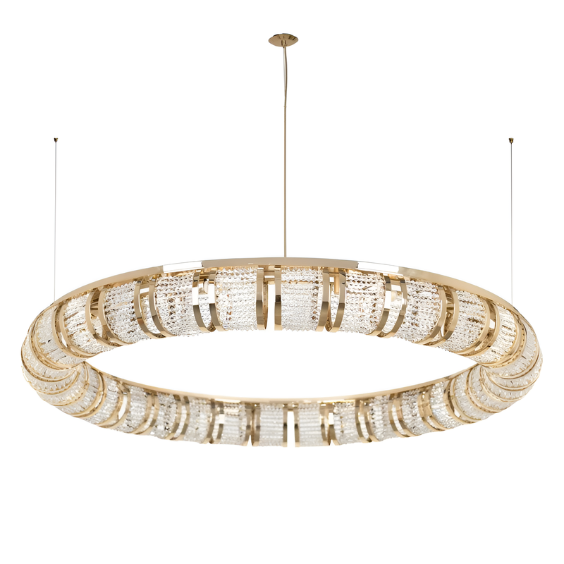 Люстра підвісна Shine Tunnel D-80cm Gold 250617-100005090