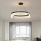 Підвісні люстри чорні D-60 cm / D-80 cm Led 4000K Black Circle Jelly 250918-100002045