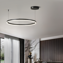 Люстра з пультом Kukho Circle D-60 cm 37W / D-80 cm 62W Black 250419-100004373