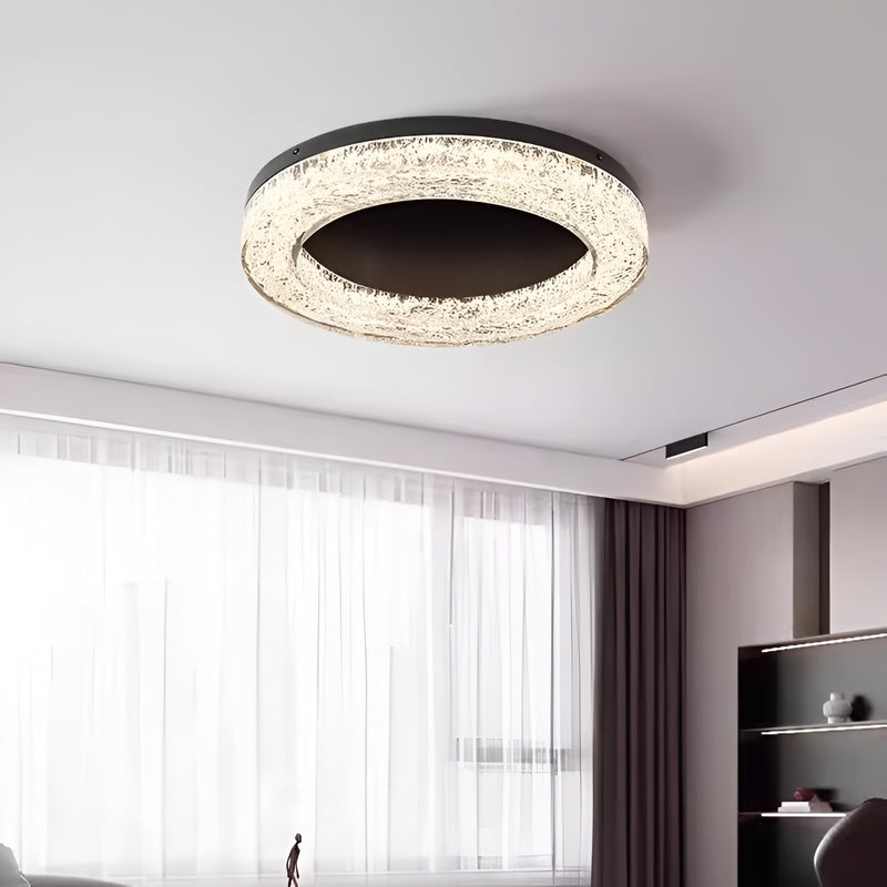 Стельові люстр чорні D-46 cm / D-57 cm Led Black Ice ceiling 251018-100006337