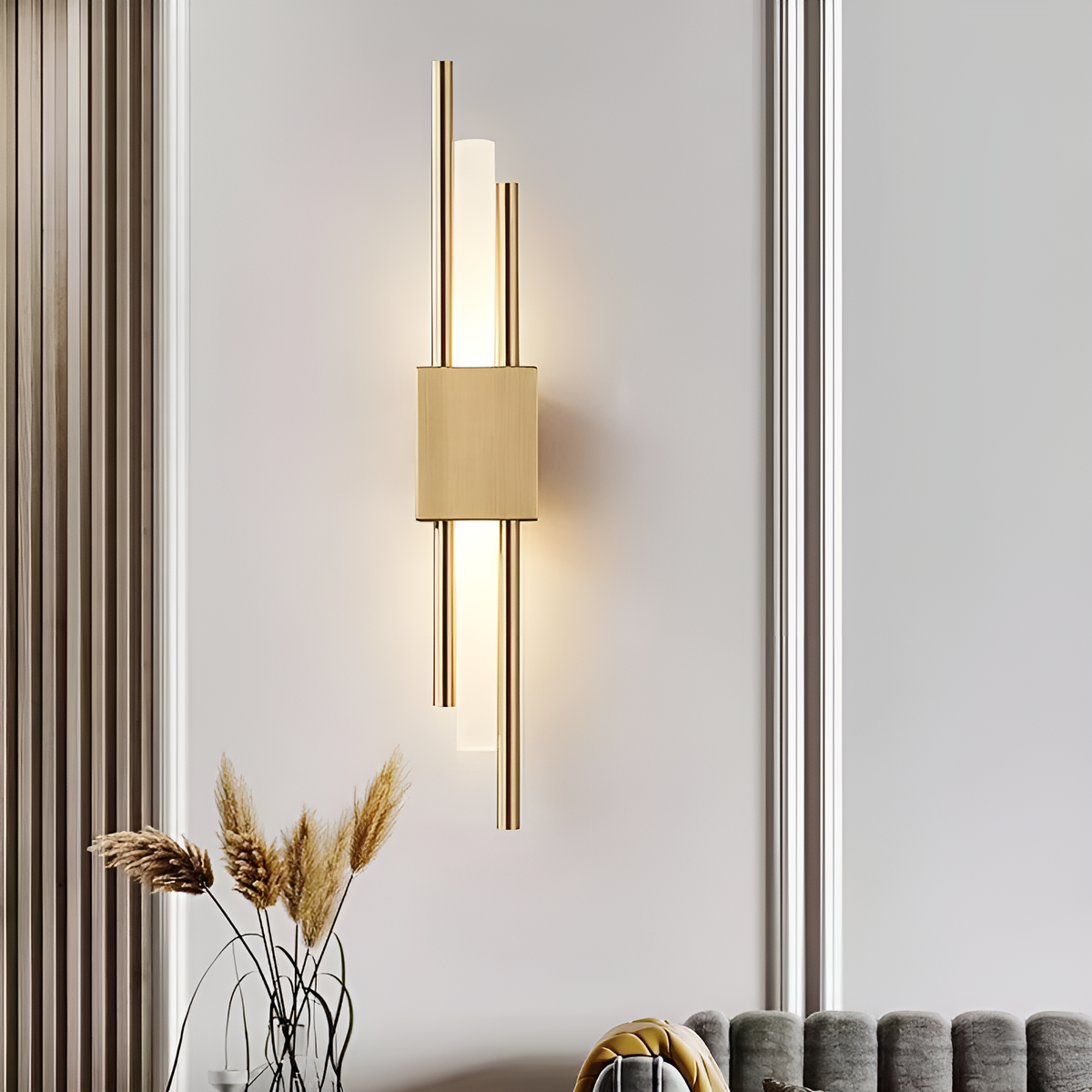 Настінний світильник бра золотий H-50 cm Tico Led Tubes Gold 250647-100005381