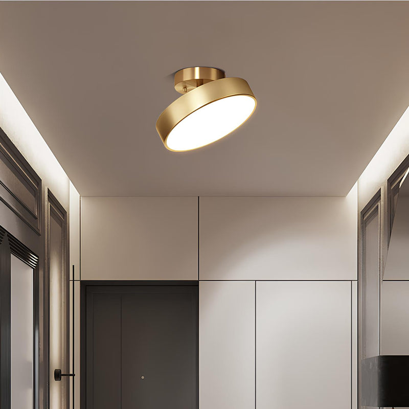 Стельовий світильник поворотний золотий LED Ceiling 18W D-20cm Gold Rondo 250977-100002066
