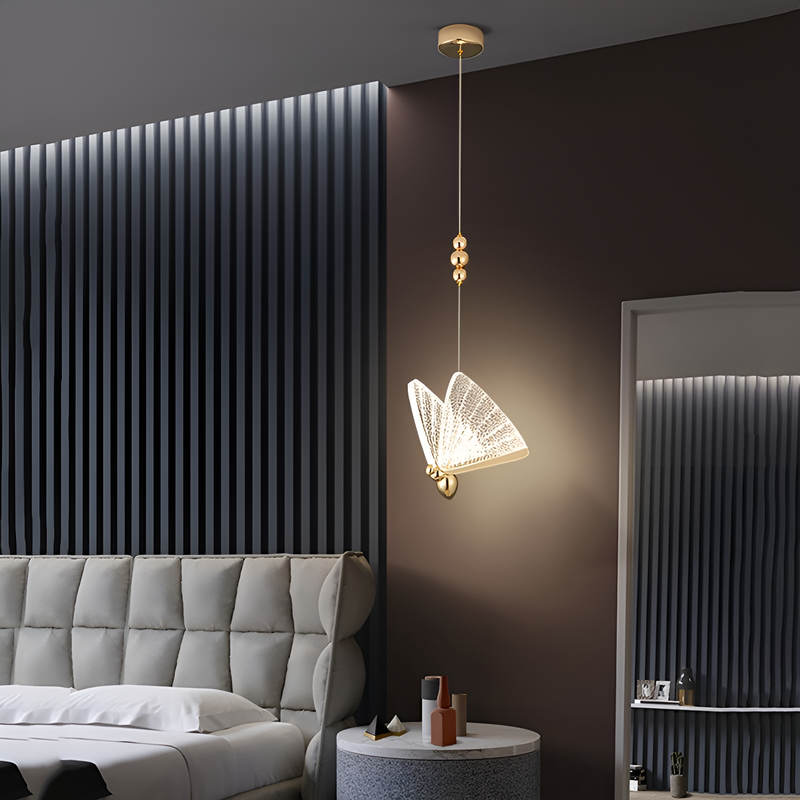 Підвісний світильник золотий метелик Led L-15 cm Led 5W 3500K Gold Butterfly 250218-100004187