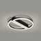 Стельовий світильник SemiCircle D-50 cm 72W LED Black 250476-100004338