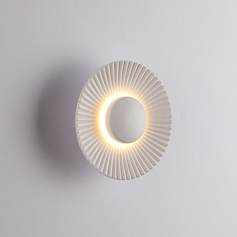 Настінний світильник білий D-16 cm Led 12W 3400K White Sunrise Gofre 251053-100006356