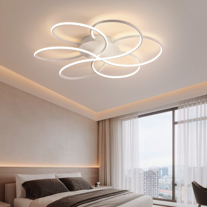 Люстра стельова біла квітка D-65 cm Led 115W White Flower 250752-100005688
