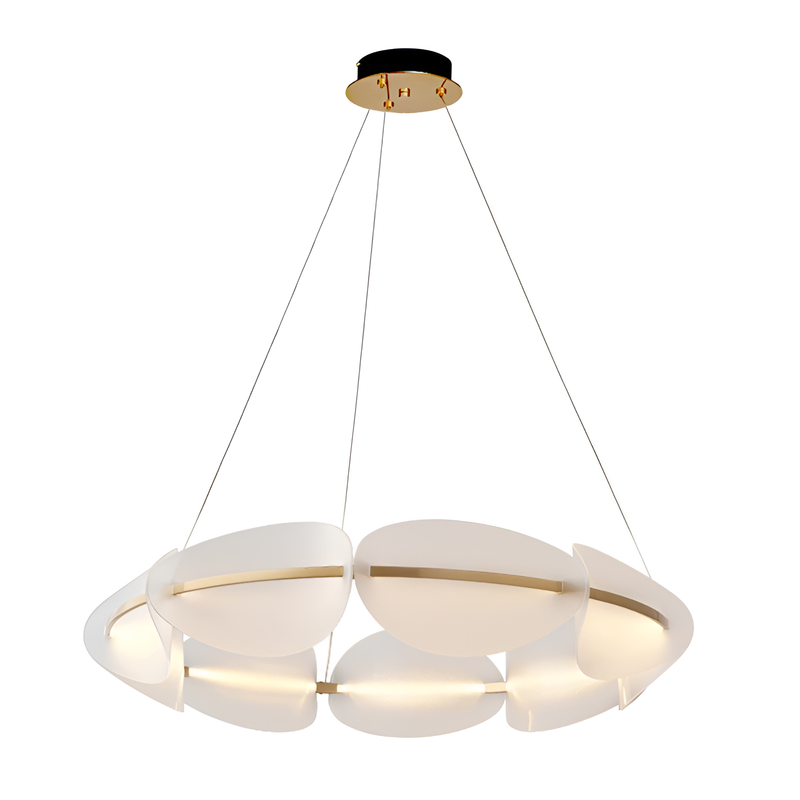 Люстра підвісна Chips D-80cm 40W 3000K Gold+White 250535-100004985