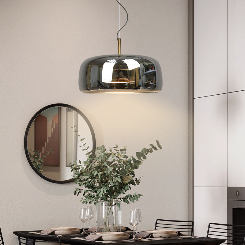 Підвісний світильник димчастий D-33 cm Grey+Gold Jube 251231-100006770