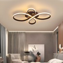 Люстра стельова чорна квітка L-60 cm Led 50W Black Flower 250752-100005689