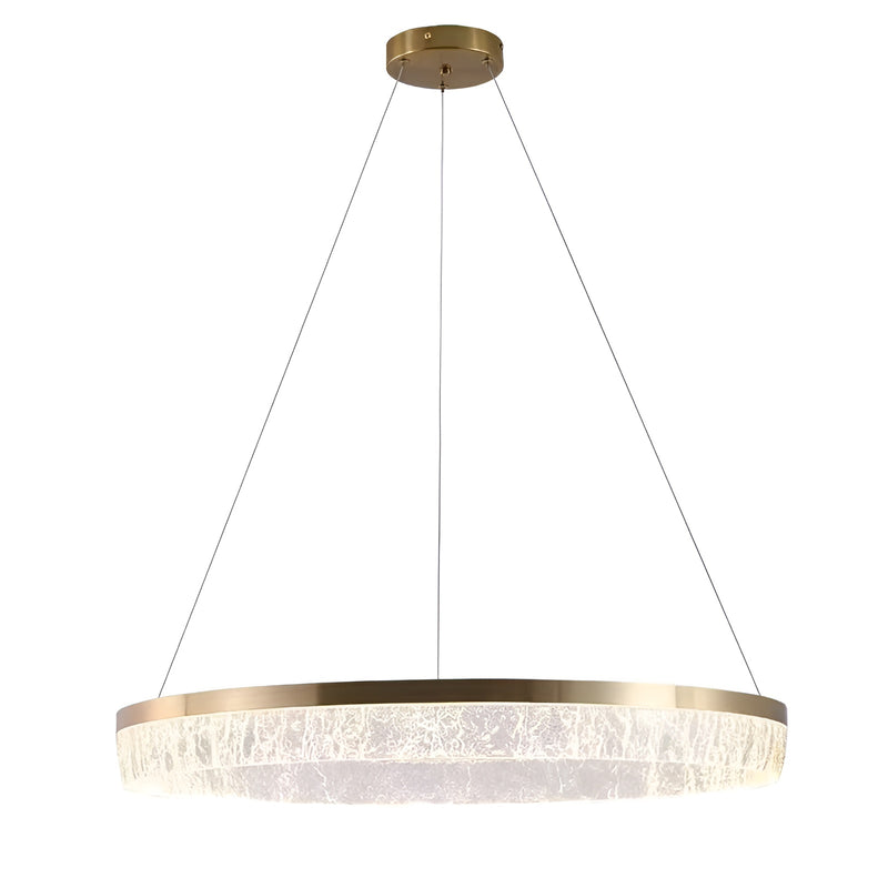 Підвісна люстра золота D-60 cm Led 100W Gold Ice 250819-100005878