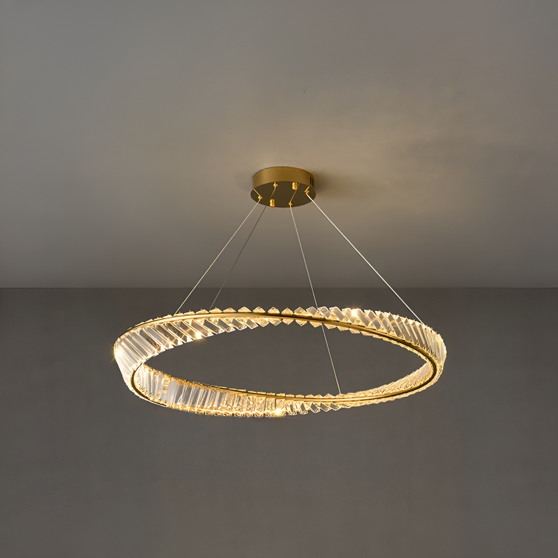 Підвісна люстра Brass Ring Luxury D-60cm / D-80cm LED-85W Gold 240588-100003301
