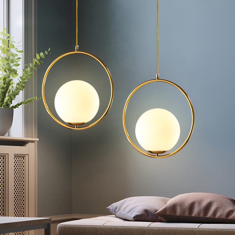 Підвісний світильник Bollo Orbit E27 Gold + White 250488-100004525