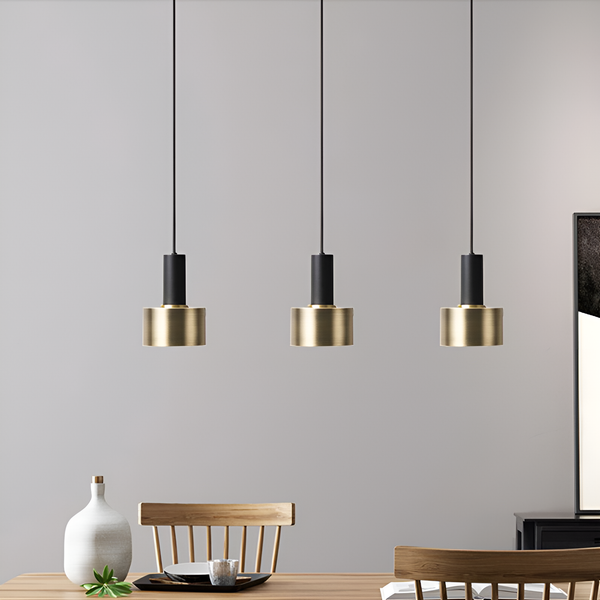 Підвісні світильники Loran Buto Lamp H-2 м D-15 см Gold + Black / Black / White 230928-100002495