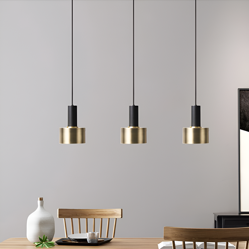 Підвісні світильники Loran Buto Lamp H-2 м D-15 см Gold + Black / Black / White 230928-100002495