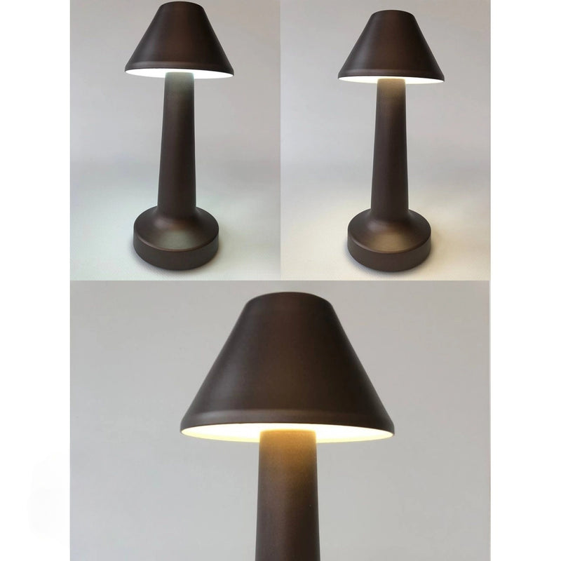 Лампа настільна автономна Cone led lamp Brown matte 240566-100003348