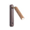 Настінний світильник з вимикачем на корпусі  Spot Light wood&beige Japandi H-15cm Brown 250577-100004898