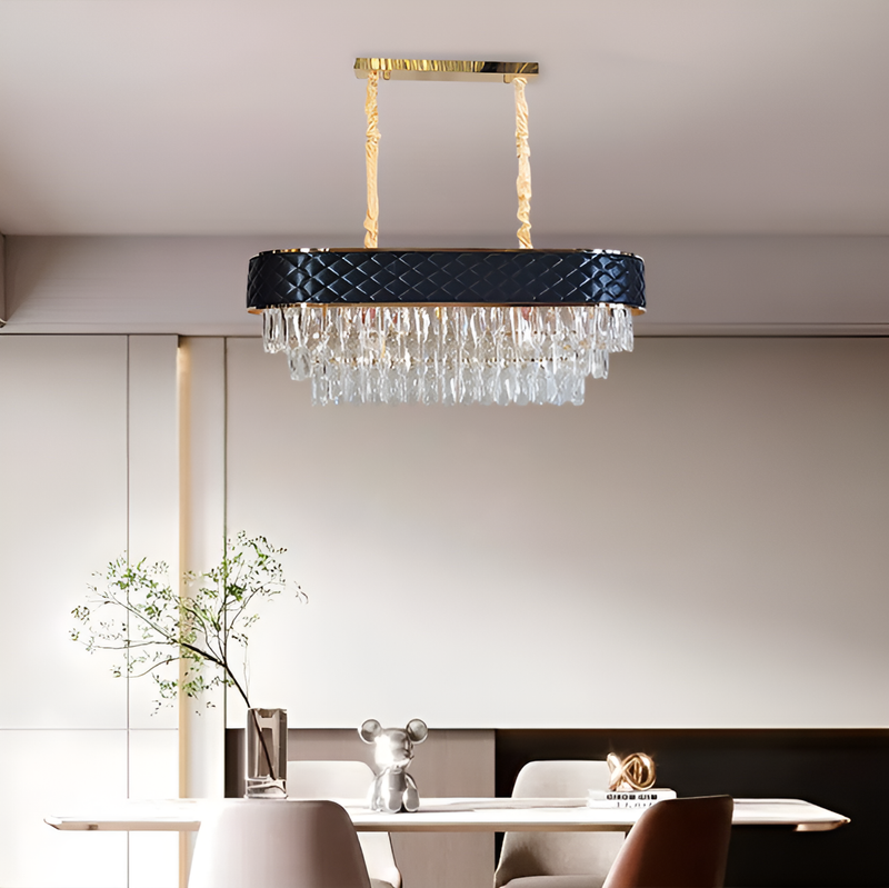 Люстра Crystal Black L-78cm E14 250535-100004995