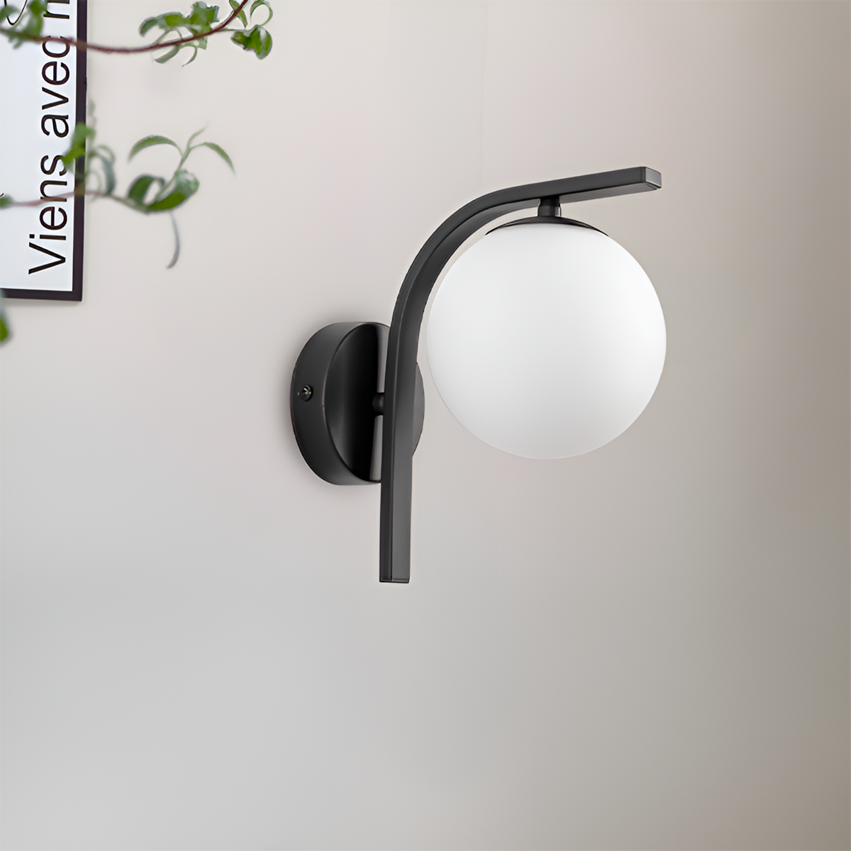 Бра Faro Bollo E14 H-23cm Black 250563-100004802