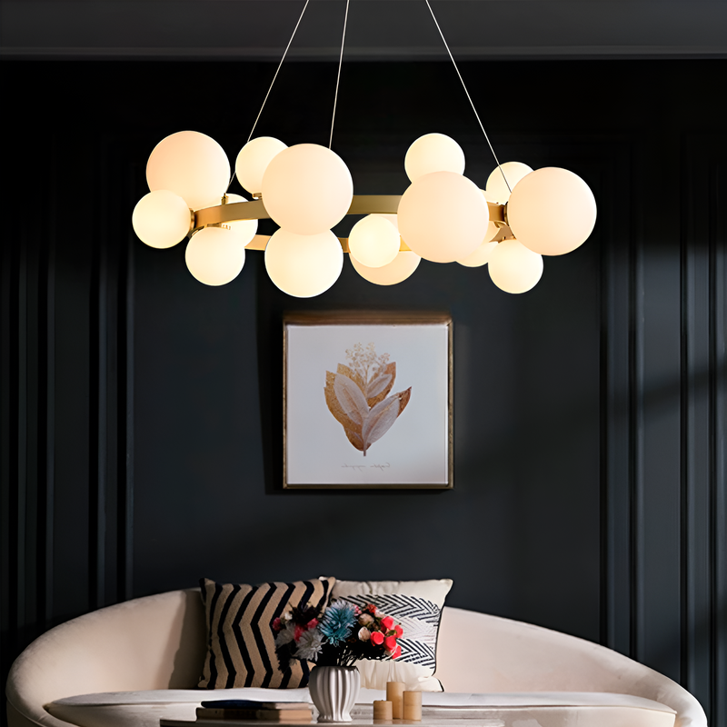 Люстра підвісна Bubbles 18 D-90cm G9 Gold 250518-100005020