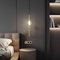 Підвіс золотий зі скляною прозорою кулею Led 10W D-8 cm одинарний Vertical tubes Gold Crystal 250458-100004447