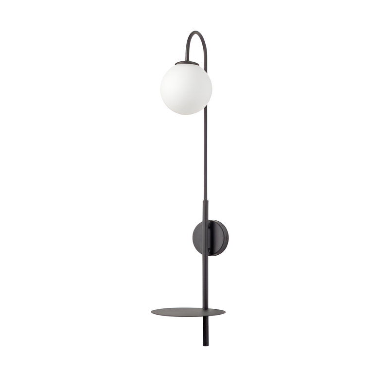 Бра з поличкою GlowNest Black H-88cm E14 250563-100004811