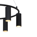 Підвісна люстра чорна D-53.5 cm GU10 Black Gofre 250809-100005801