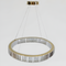 Підвісна люстра золота кришталева D-60 cm Led 44W Gold Brass Ring Luxury 250935-100002063
