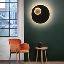 Настінний світильник місяць D-22 cm Led Black Moon 250718-100005685