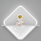 Настінні світильники космонавти ромб H-25 cm Led 25W White / Gold Astronaut 250958-100002051