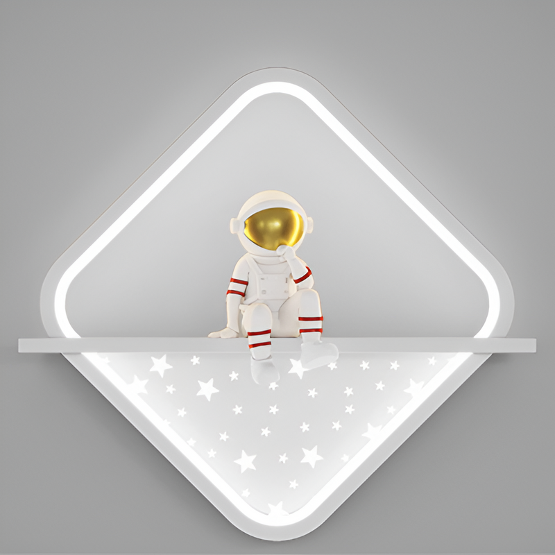 Настінні світильники космонавти ромб H-25 cm Led 25W White / Gold Astronaut 250958-100002051