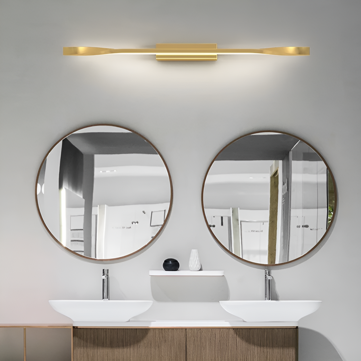Світильник настінний Line and wave Gold 4000K L-80cm Led 7W / L-100cm Led 10W 240518-100003340